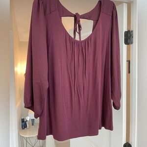 Banana Republic new with tags size extra large, maroon long sleeve top